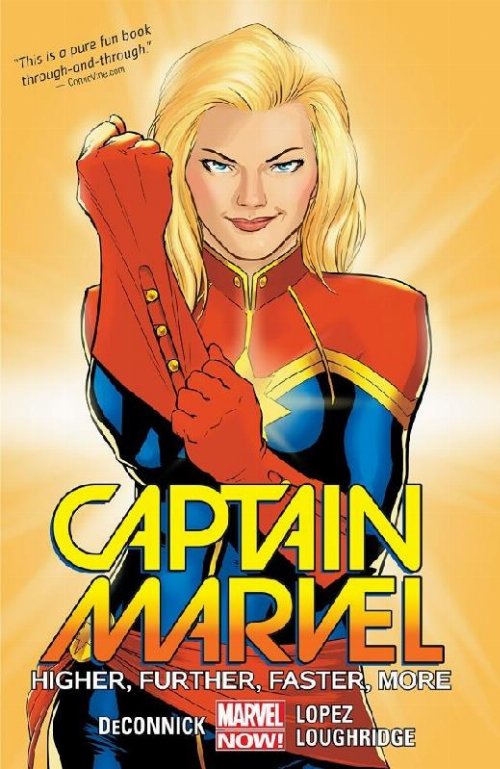 Εικονογραφημένος Τόμος Captain Marvel Vol. 01: Higher,
Further, Faster, More