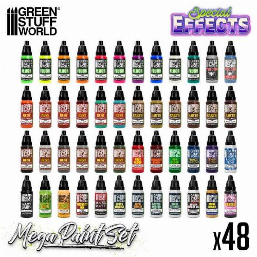 Green Stuff World - Special Effects Mega Paint
Set (48 Colours)