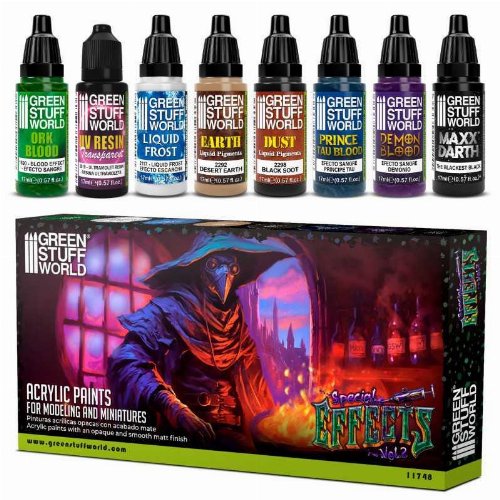 Green Stuff World - Special Effects Vol.2 Paint
Set (8 Colours)