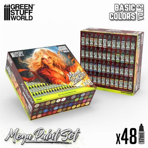 Green Stuff World - Vol.2 Basic Mega Paint Set (48
Χρώματα)