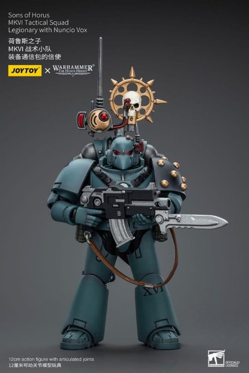 Warhammer The Horus Heresy - Sons of Horus
MKVITactical Squad Legionary with Nuncio Vox 1/18 Action Figure
(12cm)