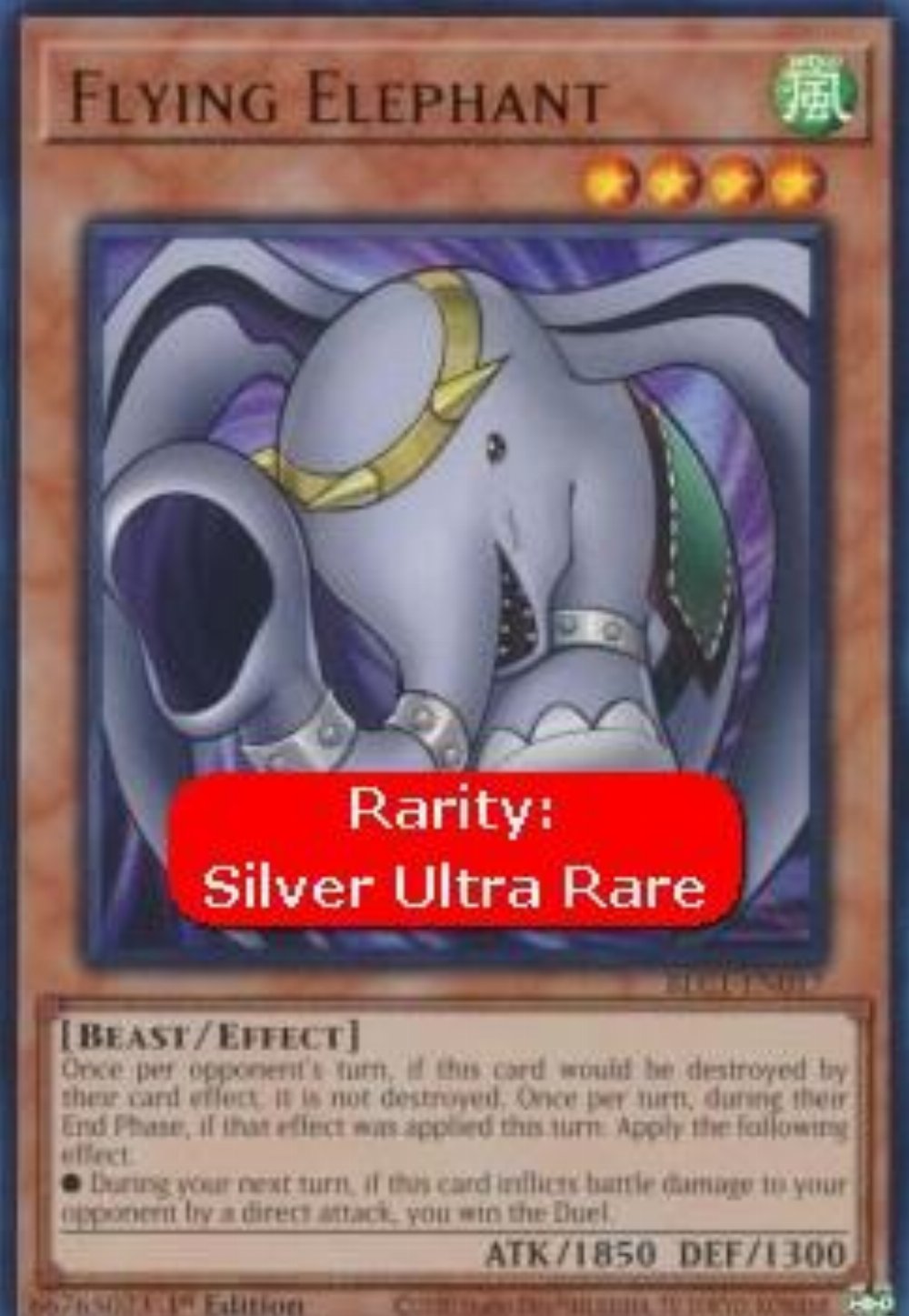 flying elephant deck yugioh Yu-Gi-Oh! - - BLRR-EN003 - Secret Rare - 1st Edition Flying Elephant | Yu-Gi-Oh! Wiki
