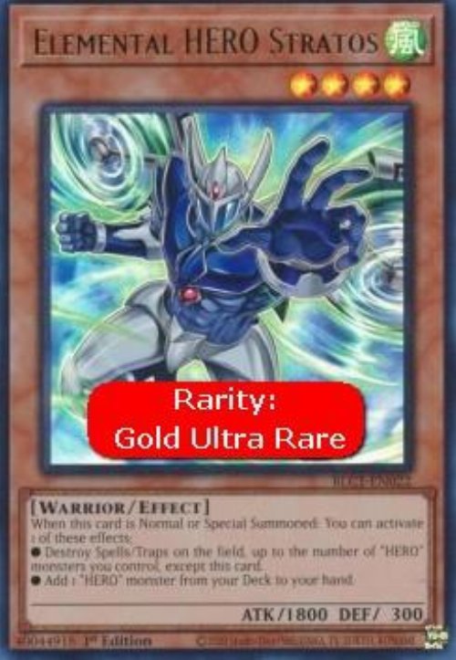 Elemental HERO Stratos (V.1 - Ultra
Rare)