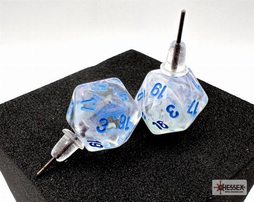 Chessex - Borealis Icicle Mini-Poly D20 Stud
Earrings