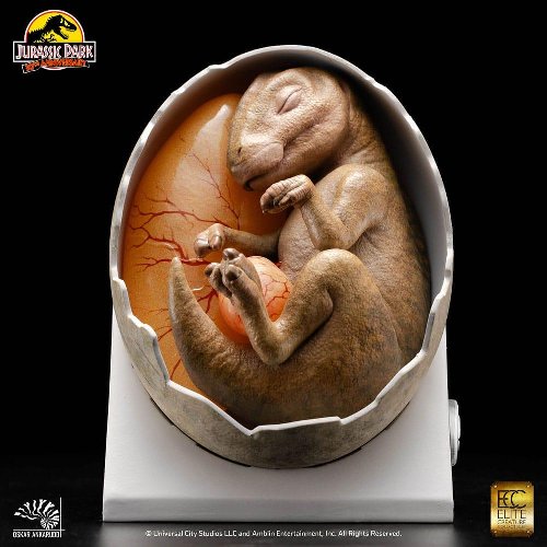 Jurassic Park: ECC Elite Creature Line -
Hadrosaur Egg Hatching Statue Figure (13cm)