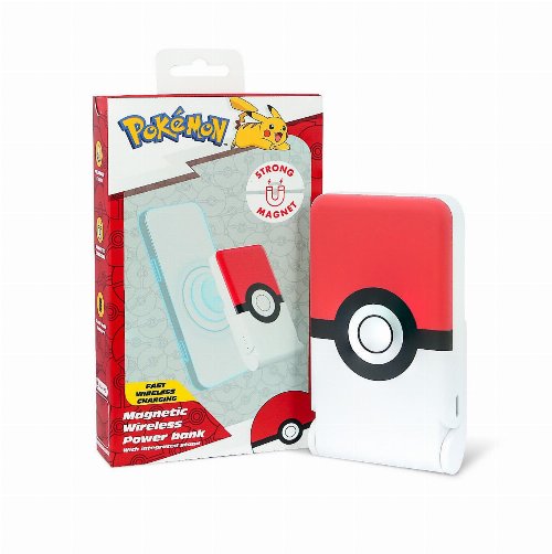 Pokemon - Poke Ball Magnetic Wireless Power
Bank