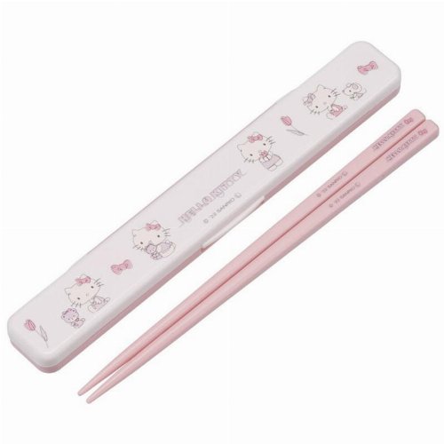 Hello Kitty - Kitty-Chan Box of Chopsticks
(18cm)