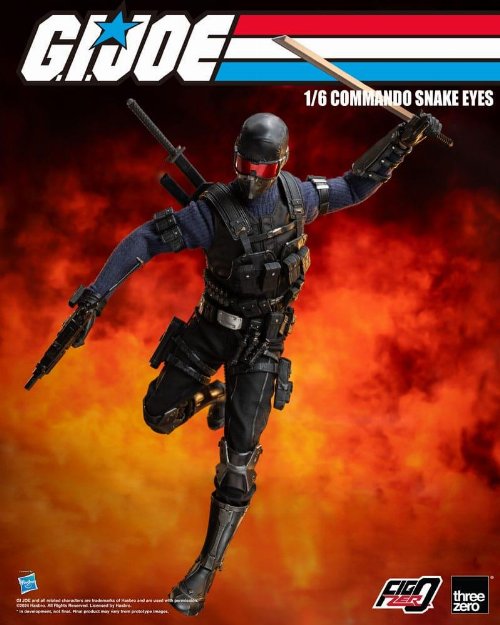 GI Joe: FigZero - Commando Snake Eyes 1/6 Action
Figure (30cm)