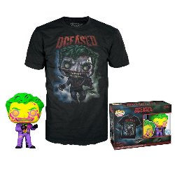 Funko Box: DC Comics: DCeased - The Joker (Black
Light) POP! with T-Shirt (M)