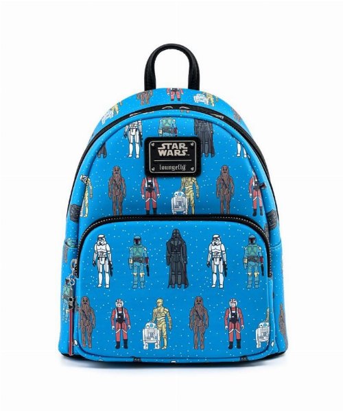 Loungefly - Star Wars: Action Figures all over
print Backpack