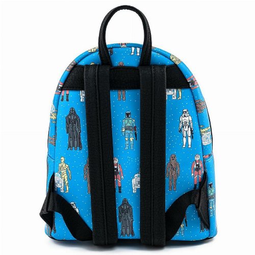Loungefly - Star Wars: Action Figures all over
print Backpack