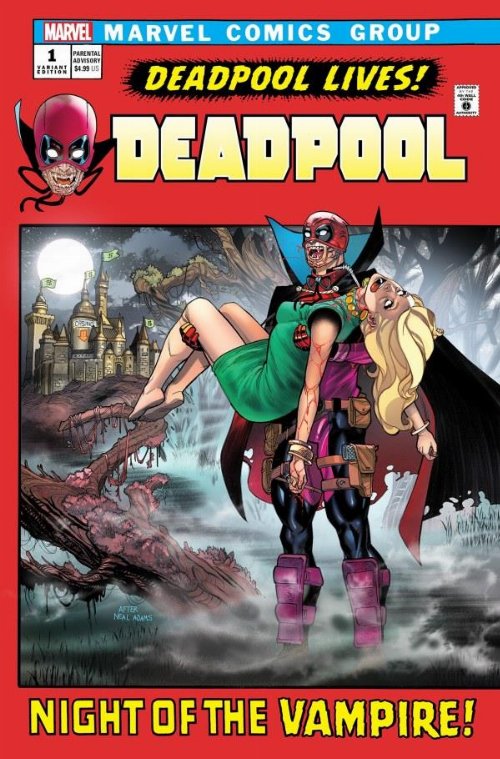 Τεύχος Κόμικ Deadpool #1 Vampire Variant
Cover
