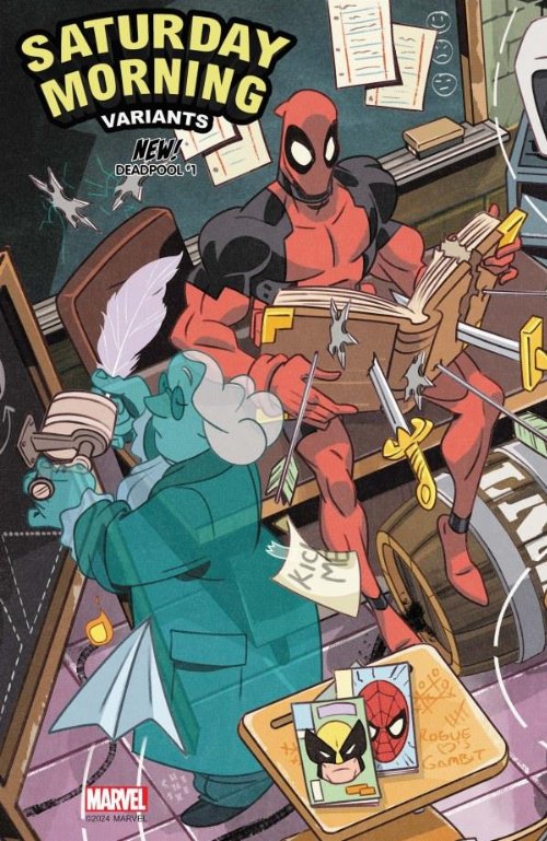 Τεύχος Κόμικ Deadpool #1 Saturday Morning Connect
Variant Cover