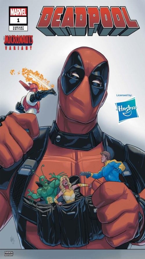 Τεύχος Κόμικ Deadpool #1 Micronauts Variant
Cover