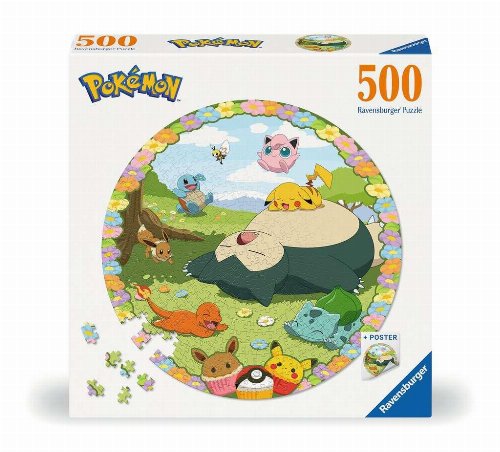Παζλ 500 κομμάτια - Flowery Pokemon