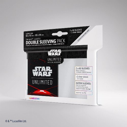 Gamegenic Card Sleeves Standard Size - Star Wars
Unlimited: Space Red (Double Sleeving Pack)