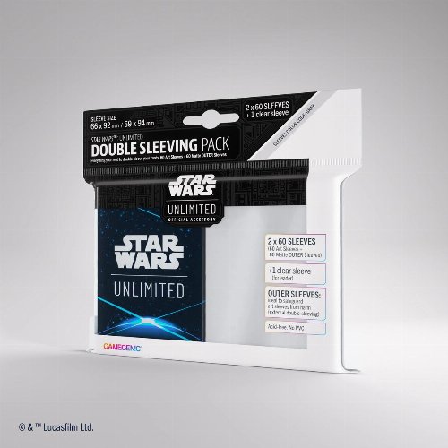 Gamegenic Card Sleeves Standard Size - Star Wars
Unlimited: Space Blue (Double Sleeving Pack)