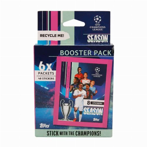 Topps - 2023-24 UEFA Champions League Αυτοκόλλητα
Booster Pack (6 Φακελάκια)