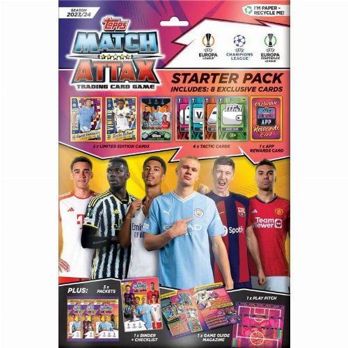 Topps - 2023-24 Match Attax UEFA Κάρτες Starter Pack
(44 Κάρτες + Άλμπουμ)