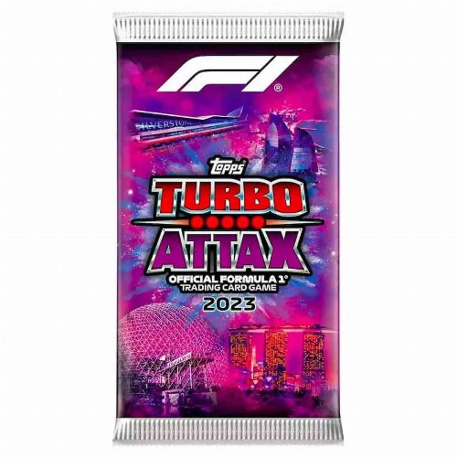 Topps - 2023 Turbo Attax Formula 1 Cards Booster
Pack (10 Cards)
