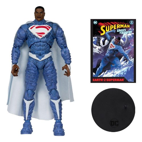 DC Direct: Gold Label - Earth-2 Superman (Ghosts
of Krypton) Action Figure (18cm) Includes Comic
Book