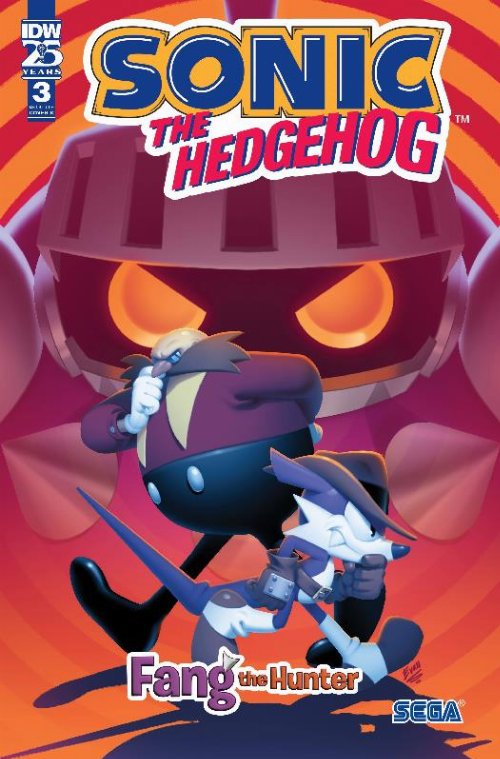 Τεύχος Κόμικ Sonic The Hedgehog: Fang The Hunter #3
Cover B