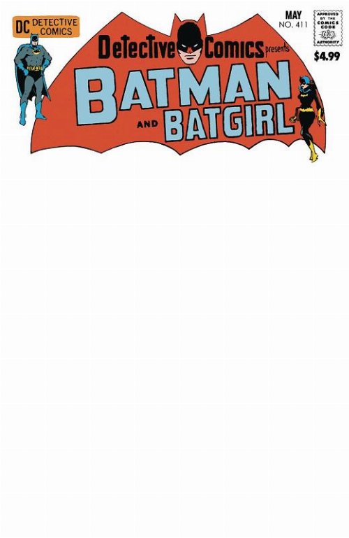 Τεύχος Κόμικ Batman Detective Comics #411 Facsimile
Edition Blank Cardstock Variant Cover
