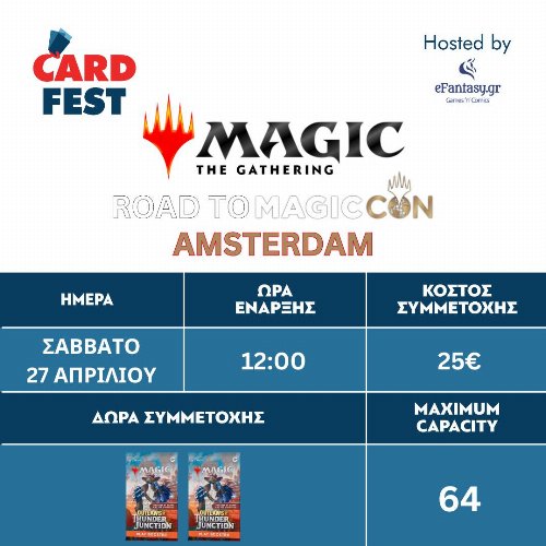 CardFest 2024: Magic Modern Tournament Road to
Amsterdam MagicCon