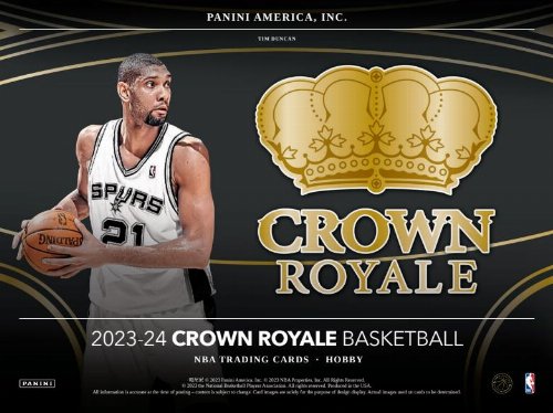 Panini - 2023-24 Crown Royale NBA Basketball
Hobby Box (8 Cards)