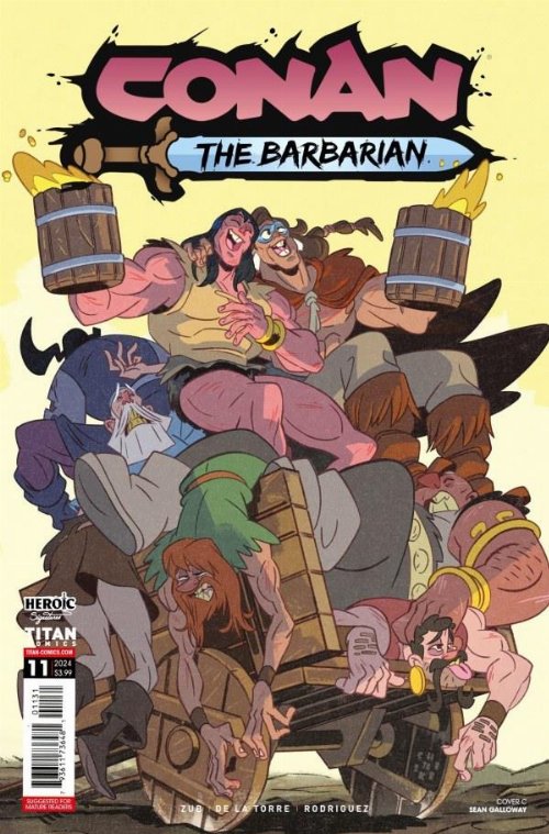 Τεύχος Κόμικ Conan The Barbarian #11 Cover
C