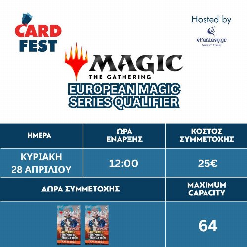 CardFest 2024: European Magic Series Qualifier
(Pioneer)