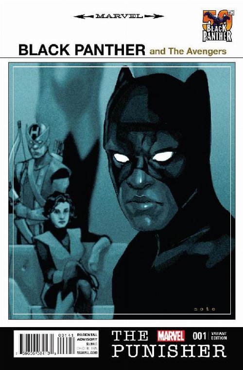 Τεύχος Κόμικ The Punisher #01 Black Panther 50th
Anniversary Variant Cover