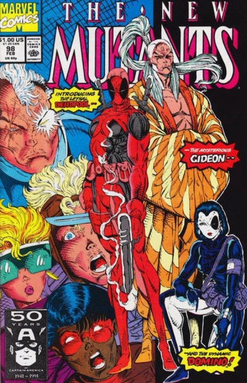 The New Mutants #98 Facsimile Edition New
Printing Fol Variant Cover