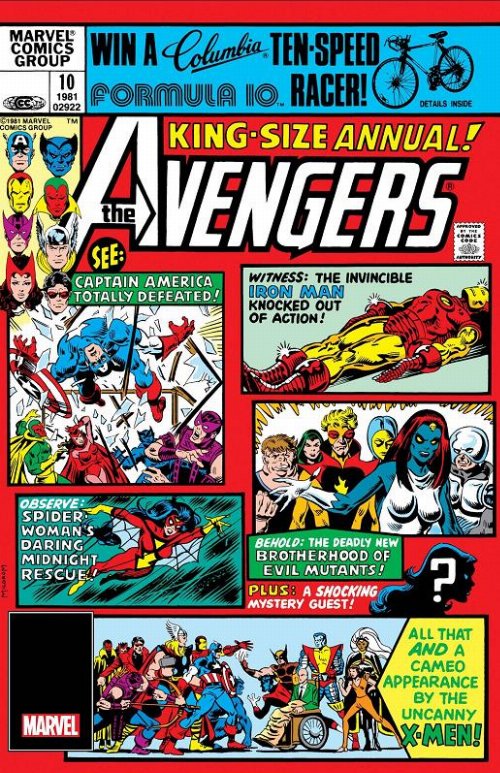 Τεύχος Κόμικ Avengers Annual #10 Facsimile
Edition
