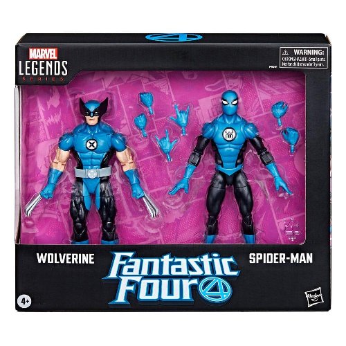 Marvel Legends: Fantastic Four - Wolverine &
Spider-Man 2-Pack Action Figures (15cm)