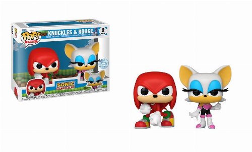 Φιγούρες Funko POP! Sonic the Hedgehog - Knuckles
& Rouge 2-Pack (Exclusive)