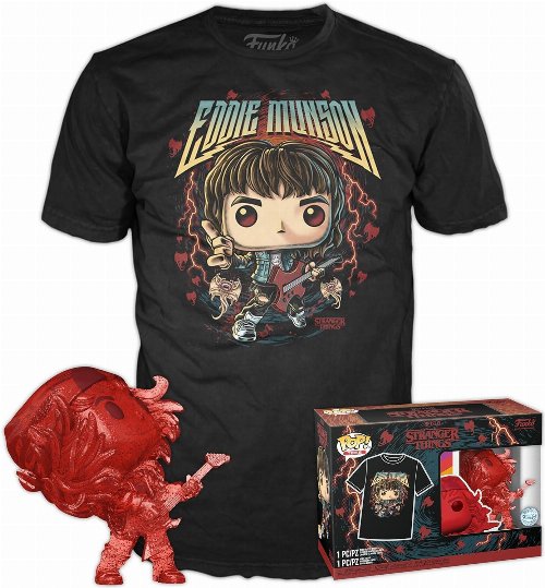 Funko Box: DC Comics: Stranger Things - Eddie
with Guitar POP! with T-Shirt (S)