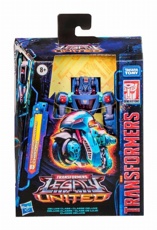 Transformers: Generations Legacy United Deluxe
Class - Cyberverse Universe Chromia Action Figure
(14cm)