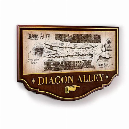 Harry Potter - Diagon Alley Wall Plaque
(43x28cm)