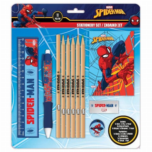 Marvel - Spider-Man Stationery Set (11
pieces)