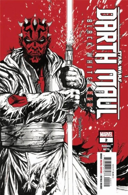 Τεύχος Κόμικ Star Wars Darth Maul - Black, White &
Red #2
