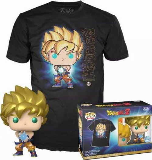 Funko Box: DC Comics: Dragon Ball Z - Goku
(Metallic) POP! with T-Shirt