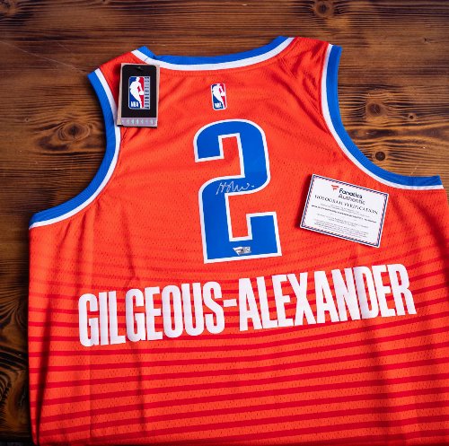 Oklahoma Thunder Shai Gilgeous-Alexander Signed Jersey
Orange (Authenticated by Fanatics)