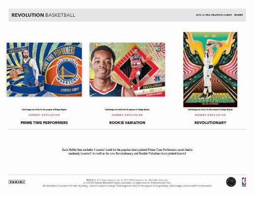 Panini - 2023-24 NBA Basketball Revolution Hobby
Box (40 Cards)