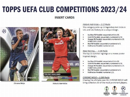 Topps - 2023-24 UEFA Club Competitions Value Box (6 Φακελάκια)