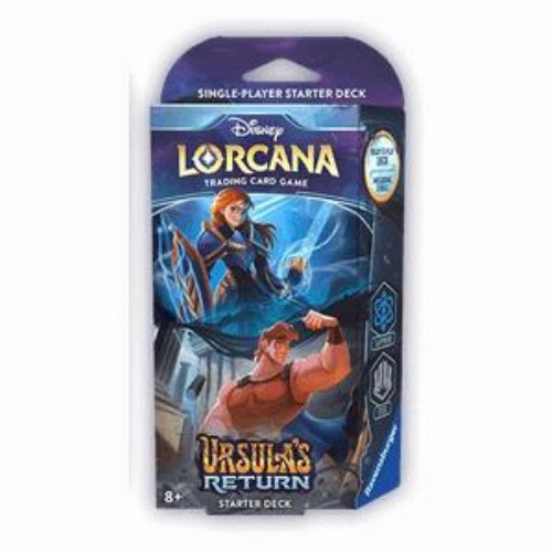 Disney Lorcana TCG - Ursula's Return: Starter Deck
(Sapphire & Steel)