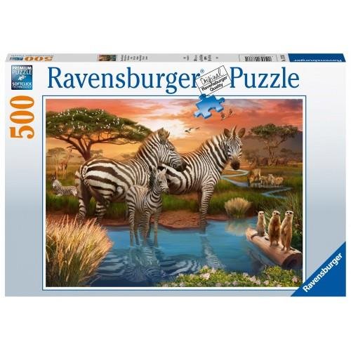 Puzzle 500 pieces - Zebra