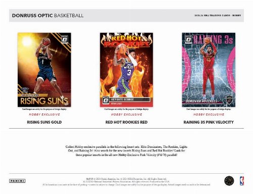 Panini - 2023-24 Optic Donruss NBA Basketball
Hobby Box (20 Packs)