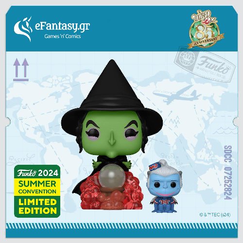 Φιγούρα Funko POP! Wizard of Oz - Wicked Witch with
Winged Monkey #1581 (SDCC 2024 Exclusive)