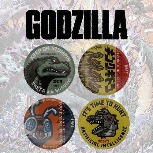 Godzilla - Classic Σετ Σουβέρ (4
Τεμάχια)